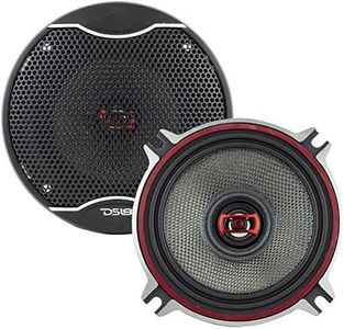 DS18 EXL-SQ4 - Car Speaker 4" High Sound Quality Glass Fiber 2 Way 3-Ohms Coaxial - Sleek Compact Design with Chrome Finish - Superior Bass Response - 260 WATTS Max - Set of 2