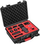 STARTRC OSMO Pocket 3 Hard Case, Multifunctional Portable Waterproof Hard Case for DJI OSMO Pocket 3 Creator Combo Camera Accessories