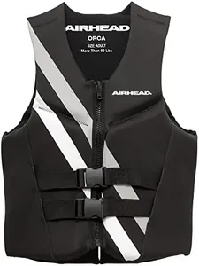 Airhead Orca Neoprene Kwik-Dry Neolite Life Jacket, USCG Approved Adult, Youth and Child Sizes