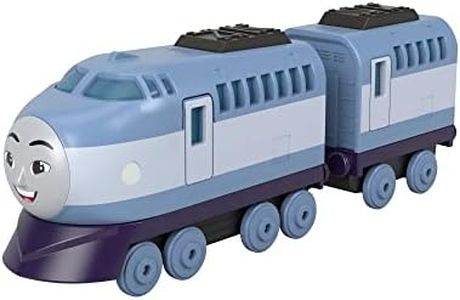 Fisher-Price Thomas & Friends die-cast Push-Along Kenji Toy Train Engine for Preschool Kids Ages 3+