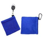 UJEAVETTEr Golf Towels for Golf Bags with Clip Cleaner Cleaning Towel for Men Women Dad Carabiner Buckle