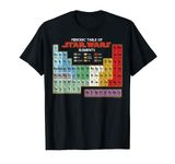 Star Wars Periodic Table Of Elements Graphic Short Sleeve T-Shirt