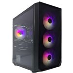 Fierce RGB Gaming PC - AMD Ryzen 7 5700X 3.4-4.6GHz, RTX 4060 TI 8GB, 16GB RAM 3200MHz, 1TB NVME M.2 SSD, 650W PSU, Windows 11, RGB Gaming PC Case