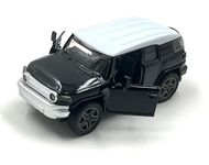 Toy Star Metal Toy Car Toyota Cruiser Fortuner Legender Suv With Openable Doors, High Speed Car With Pull Back Sunroof Dual Tone Sports Car For Kids. (1:32),Black