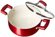 Imusa IMUSA USA IMU-25074 Dutch Oven 4.9-Quart, Ruby Red