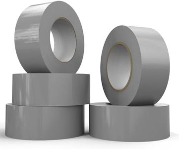 SWRT 9 Mil 5-Pack Silver Heavy Duty Duct Tape Strong Adhesive, 2 in x 30 YD (Total 150YD) Duct Heavy Duty Waterproof All Weather Gray Duct Tape No Residue Sealing & Patching for Indoor&Outdoor Repair