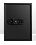 Equal 55L SecureLite Safe Locker for Home | Economic Electronic Safe Locker with Programmable Pincode Access and Mechanical Emergency Key | 3 Years Limited Warranty | 55 Liter - Black