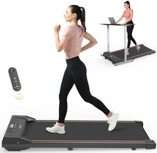 TODO Walking Pad Treadmill, Under Desk Treadmill, Speed 8 KM/H Electric Portable Treadmills for Home Office Use, Walking Jogging with Remote Control and LCD Display(Installation Free)