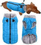 JoyDaog Warm Fleece Dog Coats with 