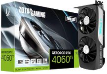 ZOTAC Gaming GeForce RTX 4060 Ti Twin Edge 16 GB GDDR6 Graphics Card | 128-bit 18 Gbps Upto 2535 MHz GPU | 3 DP 1 HDMI PCI Express 4.0 8X Interface | 5 Years (3 + 2 Years Extended Warranty)