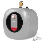 Fogatti 4 Gallon 1440W Electric Mini Tank Water Heater, Wall/Floor Mount, Gray