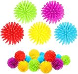25 Pack Spiky Stress Ball Mini Porcupine Balls Toy Soft Fidget Sensory Balls Toy Multi Color Mini Balls Spiky Hedge Balls for Teens and Adults Birthday Party Favors, 1.18 Inches