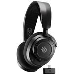 SteelSeries New Arctis Nova 7 Wireless Multi-Platform Gaming On Ear Headset Simultaneous Wireless 2.4GHz & Bluetooth Comfort Design - Fast Charging 38Hr Battery PC, PS, Switch, Mobile