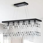 YITAHOME Rectangle Crystal Chandeli