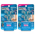 ImpactRx Sport Intra-Nasal Breathe Aids from SleepRight, Breathing Aids for Sports, Nasal Dilator for Athletes (2-Pack)