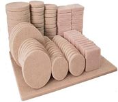 Furniture Pads 240 Pieces, A Large Collection of Felt Pad Furniture Feet in Different Sizes to Meet Different Needs. Reduce Noise and Protect Your Hardwood and Laminate Floors!