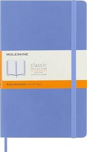 Moleskine Ruled Classic Soft Cover Notebook, Large, Hydrangea Blue