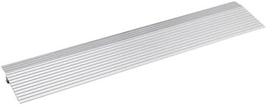 GarveeTech 1" Rise Door Threshold Ramp - Portable Self Supporting Aluminum, Adjustable Three Section Telescoping, Ideal for Uneven Surfaces or Single Step Rises