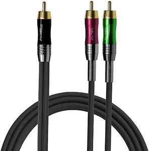 Softline Pro SP RCAY 2x RCA to 1x RCA 1.5 Meter Cable with Gold Plated Connector 1-Male to 2-Male RCA Audio Interconnects