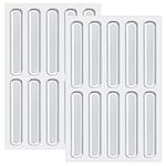 SUBTAVIK 20 Pcs Furniture Bumpers, Silicone Clear Cabinet Door Bumpers Adhesive Furniture Bumper Strips 6.3cm Cabinet Bumpers Transparent Bumpers Pads for Furniture & Doors Protectors