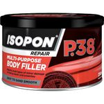 U Pol P38 Easy Sand Body Filler Paste 250ml | Two Part Polyester Car Repair Kit for Dents, Scratches, Holes | Paintable Smooth Finish | Metal & GRP Compatible