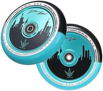 ENVY Scooters 120mm Signature Wheels Pair Black/Teal - Jon Reyes