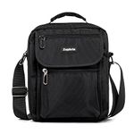 Zuphrie Waterproof Multi Pockets Crossbody Bag with Handle for Men Casual Travel Messenger Shoulder Bag Side Satchel Handbag Long Strap for Tablet Work