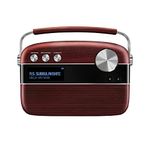 Saregama Carvaan Tamil - Portable Music Player with 5000 Preloaded Songs, FM/BT/AUX (Cherrywood Red)