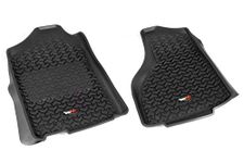 Rugged Ridge All-Terrain 82903.05 Black Front Row Floor Liner For Select Ram 1500, 2500 and 3500 Models