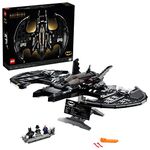 Lego Dc Batman 1989 Batwing 76161 Displayable Model with a Buildable Vehicle and Collectible Figures: Batman, The Joker – Mime Version and Lawrence The Boombox Goon, New 2021 (2,363 Pieces)