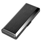 Classic Vintage Small Portable Cigarette Case for 100s Size,Regular and King Size,10pcs Capacity (Dotted Black, 10pcs 100's)