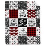 BUYYET Mountain Adventure Fleece Flannel Gift Blanket Lightweight Soft Throw Blanket Cute Cozy Blanket for Bed Couch Travel Outdoor 40''x 50'' for Kids/Child