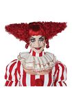 California Costumes Women's Creepy Clown Wig, Dark Red, One Size