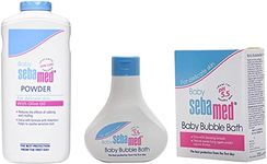 Sebamed Baby Powder, 400g & Baby Bubble Bath, 200ml