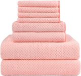 HOMEXCEL 8 Piece Bath Towel Set, Mi