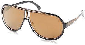 CARRERA Sole Men's Polarized Pilot Polyamide Inj Blk Gold Plastic Sunglasses