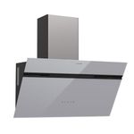 Klarstein Alina Cooker Hood - 70cm Wall-Mount Extractor Hood, 540 m³/h, Touch Control, A Energy Efficiency, LED Lighting, Quiet 63 dB, White, Ducted & Recirculating