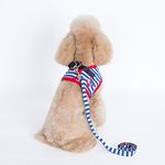 Alfie Pet - Vince Sailor Harness and Leash Set - Color: Blue, Size: XL