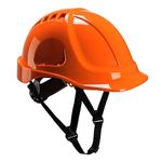 Portwest PS54 Endurance Lightweight Construction Hard Hat Safety Helmet Orange