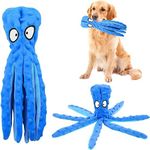 RAYITO Octopus Dog Toys, No Stuffin
