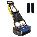 Powr-Flite Multiwash 14 inch Commercial Floor Scrubber Machine by , Power Scrubbers for Cleaning a Variety of Hard and Soft Surface Floors, PFMW14