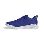 adidas Men's Court Team Bounce 2.0 M Shoes-Low (Non Football), Lucid Blue/FTWR White/Silver met, 13.5 UK