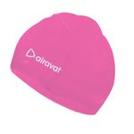 Airavat Basic Swim Cap, 001 Silicone Swim Cap, Comfortable Bathing Cap Ideal for Curly Short Medium Long Hair, Swimming Cap for Women and Men (Pink)