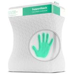 THE WINNER 2020* PREMIUM Knee Pillow for Side Sleepers - Hypoallergenic Leg Pillow for Sleeping - Sciatica/Back/Leg/Hip/Joint Pain Relief - Bamboo Washable Cover - Doctor Designed/CertiPUR Certified