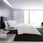 Vera Wang Waffle Pique Duvet Cover Set Queen White