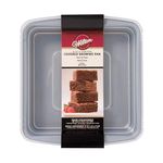 Brownie Baking Tin with Lid, Recipe Right, Square, Non Stick, 22.8cm (9in), Multipack of 2