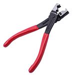 Hose Clamp Plier Snap Ring Clamp Heavy Duty Clic & Clic-R Type Collar Hose Clip Plier for Drive Shafts and Oil Valve Red