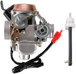 WOOSTAR PD24J Carburetor 24mm Replacement for 4 Stroke GY6 125cc 150cc Taotao ATV Scooter 157QMJ Engine