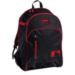 Franklin Sports MLB Batpack Bag - Perfect for Baseball, Softball, T-Ball - Black/Red