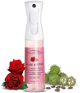 Orientfashion Moisturizing Refreshing Spray for Locs- Rose Water Hair Scalp Moisturizer, Castor Oil- Natural Loc Care and Maintenance (Rose, 10 Fl oz)